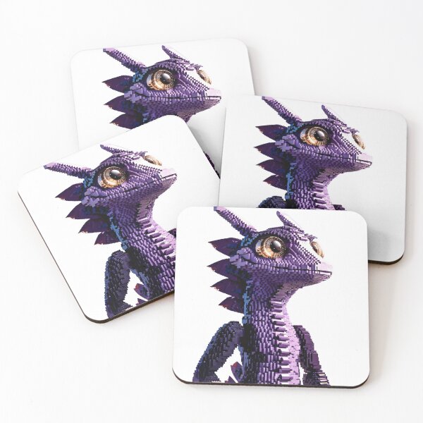 Item preview, Purple Dragon Blocky Being designed and sold by Flex Brix.