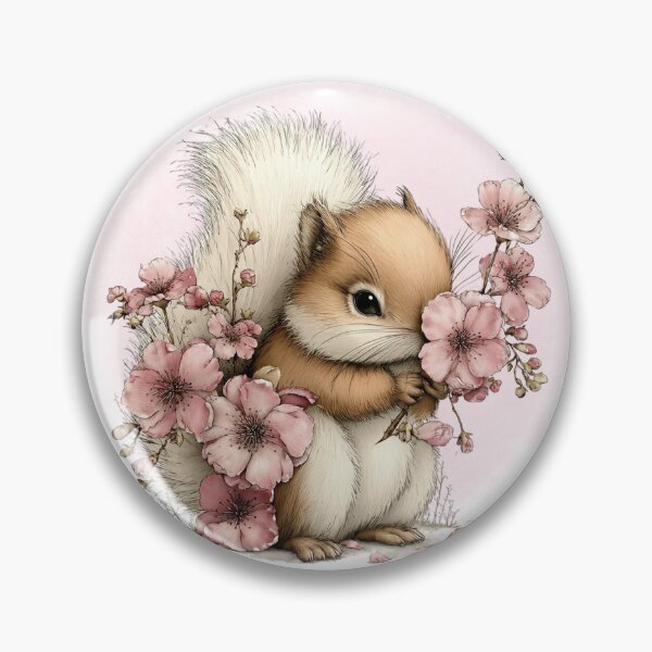Item preview, Spring Animal – Sweet squirrel designed and sold by MusesWhispers.
