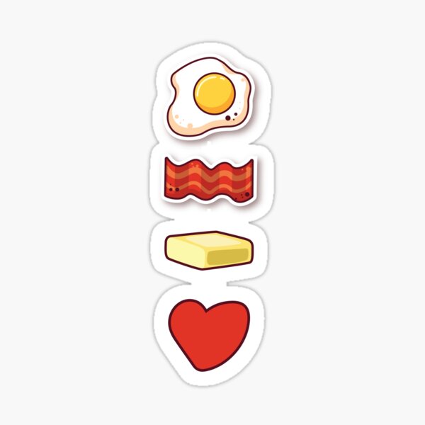Item preview, LCHF Keto Eggs Bacon Butter Love designed and sold by ChiChingTees.