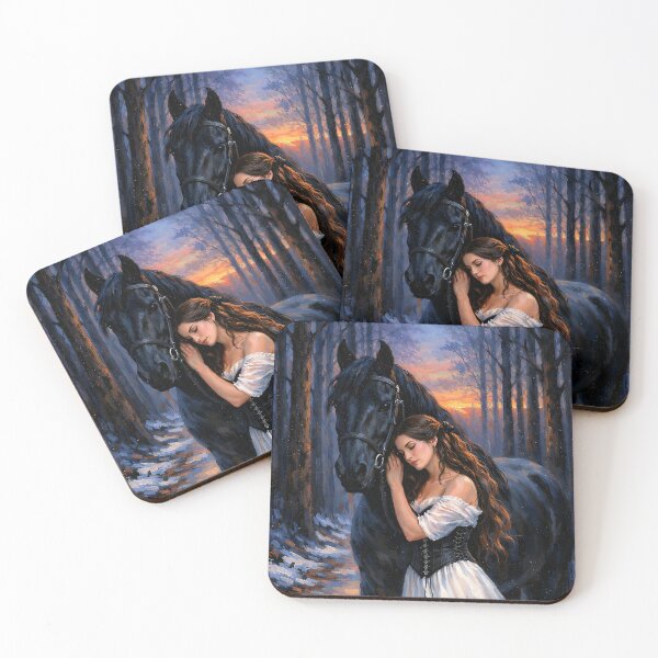 Item preview, fantasy woman with horse designed and sold by MKVisions.