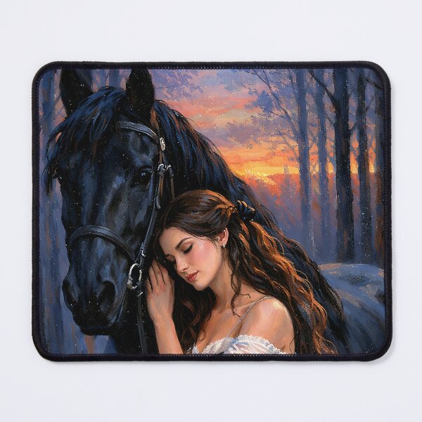 Item preview, fantasy woman with horse designed and sold by MKVisions.