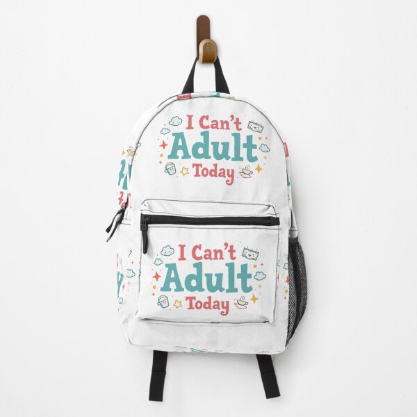 Item preview, I Can't Adult Today Whimsical Pastel Typography Art designed and sold by Posiheal26.