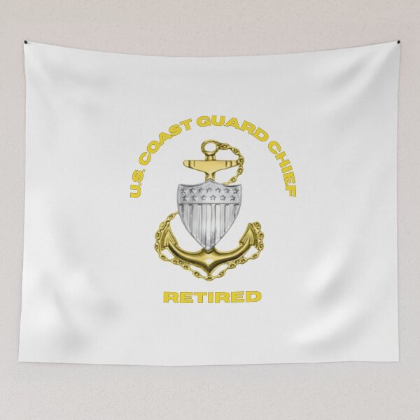 Item preview, Coast Guard Chief Retired designed and sold by Coastiecositas.