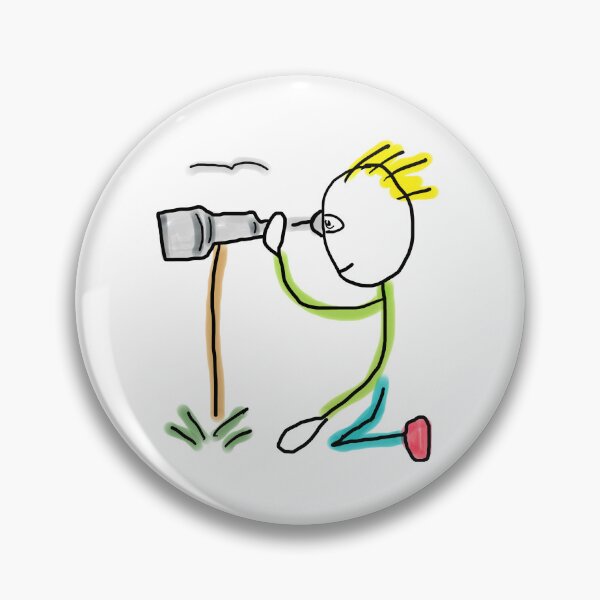 Item preview, Birdwatching Stickman designed and sold by Mark-Ewbie.
