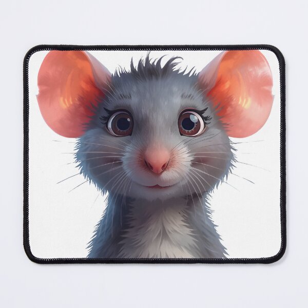 Item preview, Kawaii Blue Rat Cute Sticker designed and sold by Teewave-Ashish.