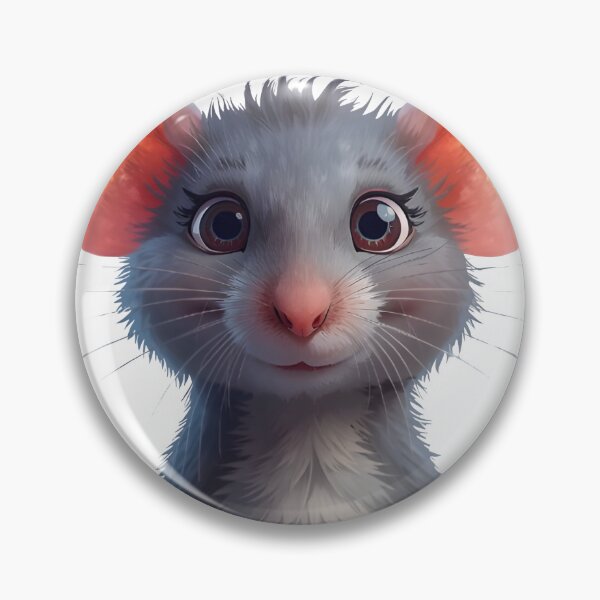 Item preview, Kawaii Blue Rat Cute Sticker designed and sold by Teewave-Ashish.