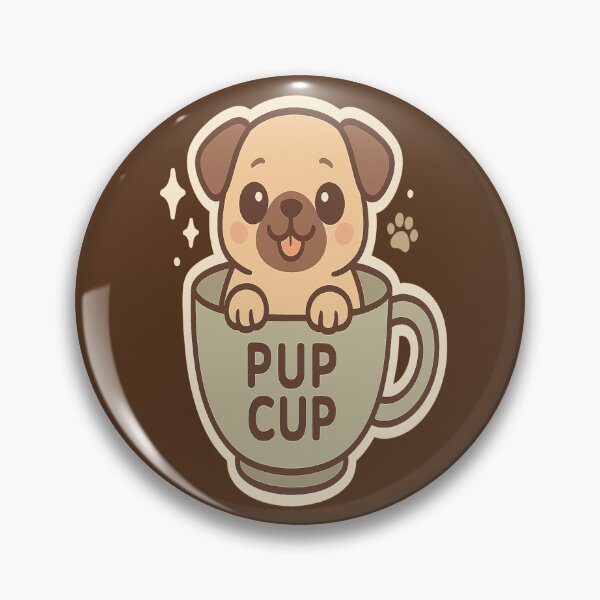 Artikelvorschau, Tasse Mops entworfen und verkauft von Naynners Designs.
