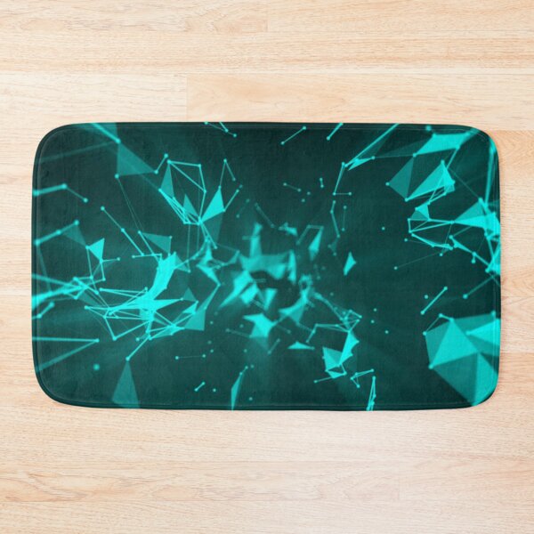 Item preview, Blue and Magenta 3D Low Poly Abstract Design designed and sold by HuzzyPrints.