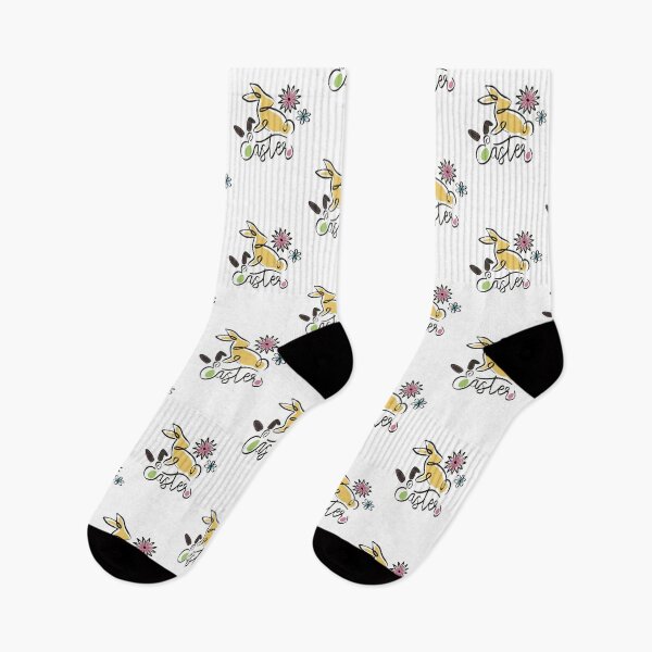 Item preview, Modern Easter Bunny Line Art with Flowers designed and sold by SimoesArtistry.