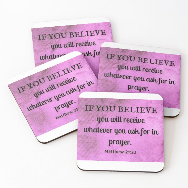 Item preview, Matthew 21:22 designed and sold by di-Vera-Rosati.