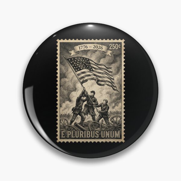 Item preview, E Pluribus Unum | USA 250 Flag Raising Stamp designed and sold by G350.