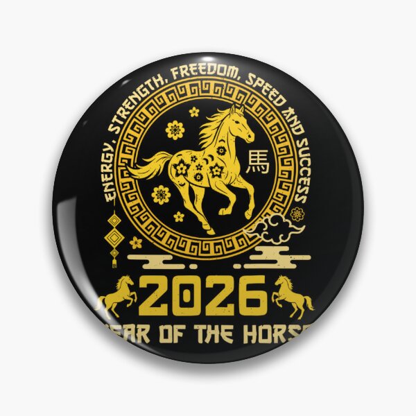 Item preview, Chinese New Year 2026 Year of The Horse  designed and sold by BazStudiodesign.