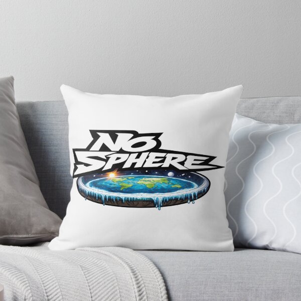 Item preview, No Sphere Flat Earth Parody Sticker – Funny Conspiracy Meme Design designed and sold by davewave008.