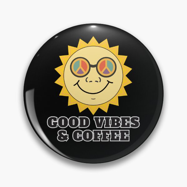 Item preview, Retro Sun Good Vibes and Coffee designed and sold by delohill.