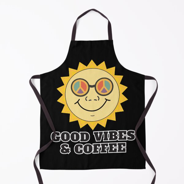 Item preview, Retro Sun Good Vibes and Coffee designed and sold by delohill.