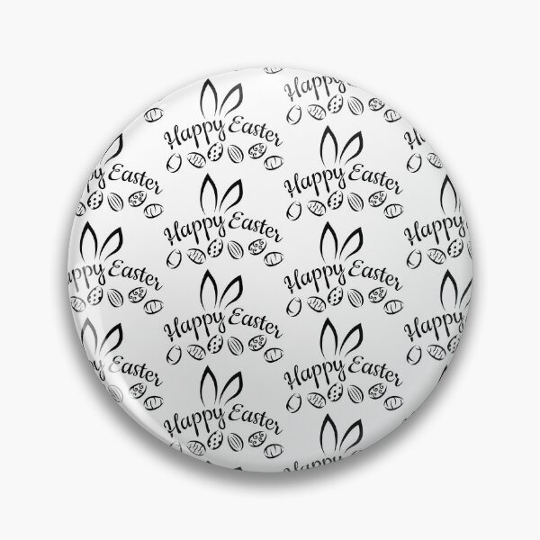 Item preview, Happy Easter Bunny Ears and Eggs Line Art designed and sold by SimoesArtistry.