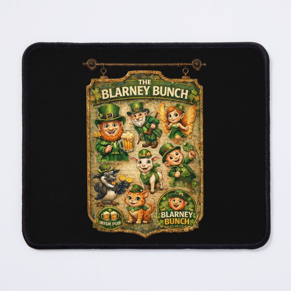 Item preview, Blarney Bunch – Vintage Irish Pub Poster designed and sold by MACodDesigns.