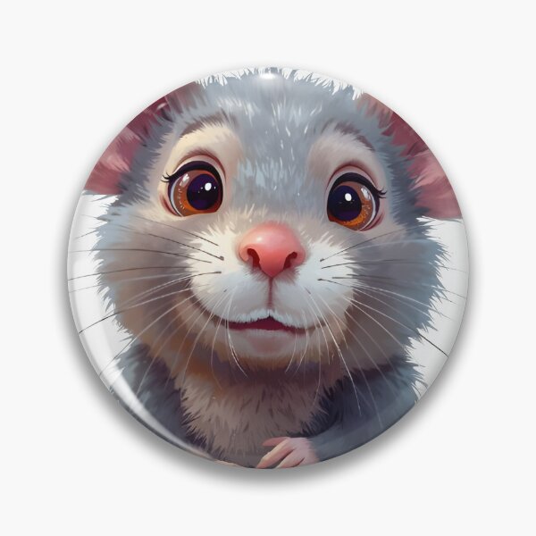 Item preview, Soft Blue Rat Cartoon Sticker designed and sold by Teewave-Ashish.