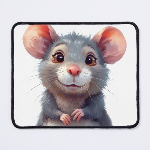 Item preview, Soft Blue Rat Cartoon Sticker designed and sold by Teewave-Ashish.