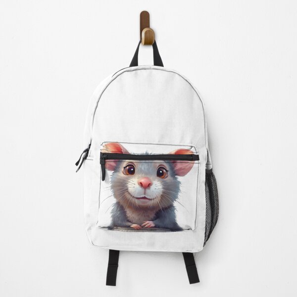 Item preview, Soft Blue Rat Cartoon Sticker designed and sold by Teewave-Ashish.