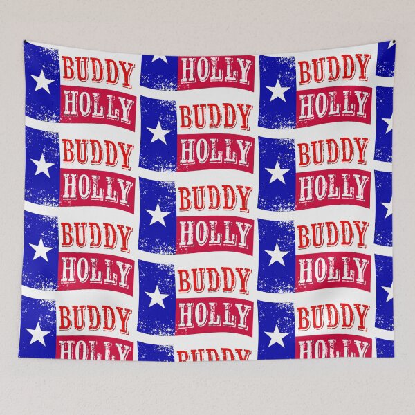 Aperçu de l'œuvre Drapeau du Texas de Buddy Holly créée et vendue par Normbot2000.