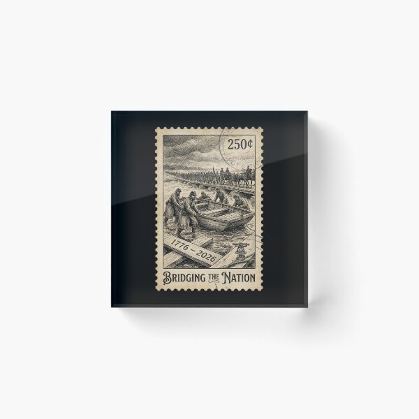 Item preview, Bridging the Nation | USA 250 Engineering & History Stamp designed and sold by G350.