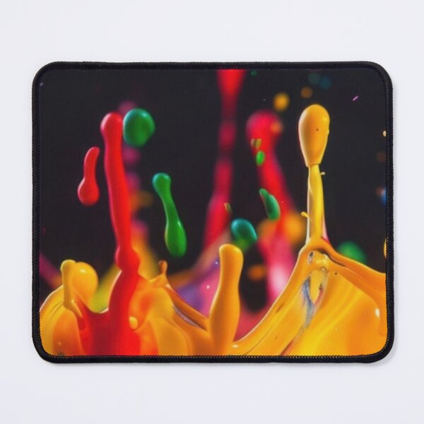 Item preview, Abstract Liquid Paint Splash - Vibrant Multi-Color Explosion designed and sold by HuzzyPrints.