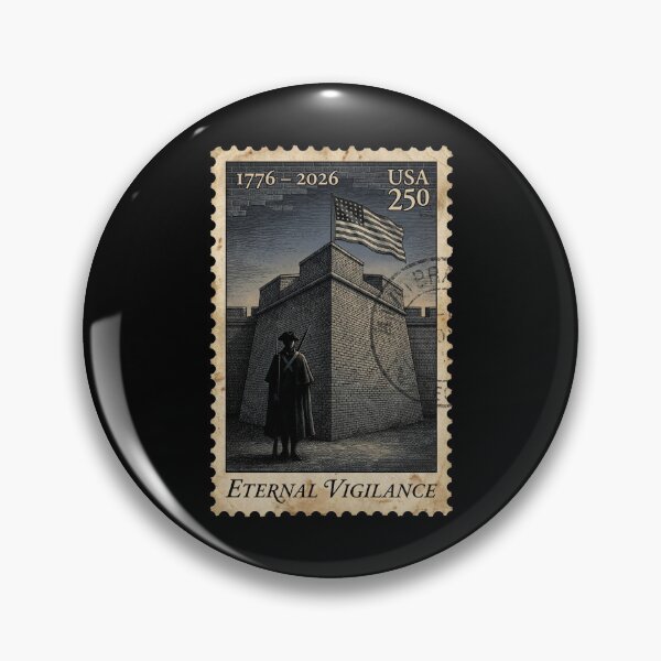 Item preview, Eternal Vigilance | USA 250 Fort Defense Stamp designed and sold by G350.