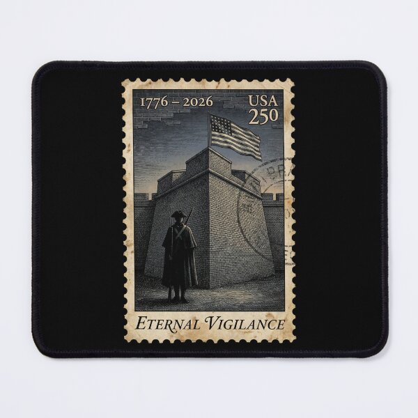 Item preview, Eternal Vigilance | USA 250 Fort Defense Stamp designed and sold by G350.