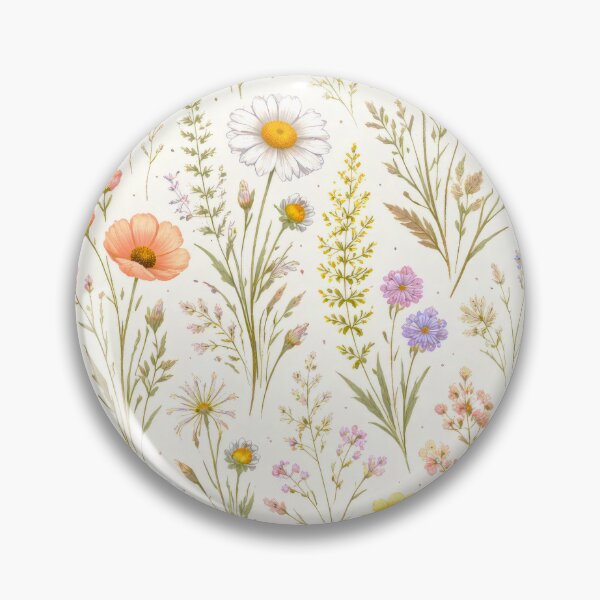Item preview, Dainty Wildflower Spring Blooms Pattern designed and sold by scicilysimonee.
