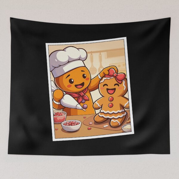 Item preview, Gingerbread Baker Creating Mrs Gingerbread designed and sold by ProjetF.