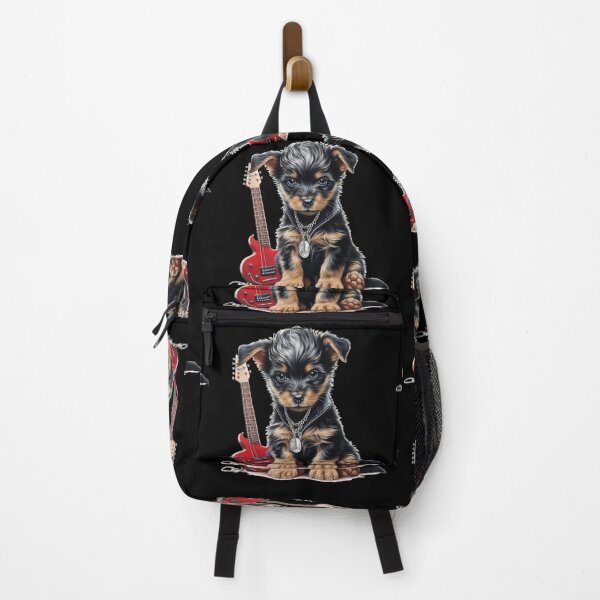 Item preview, Rockstar Puppy With Electric Guitar designed and sold by rocknrollstyles.