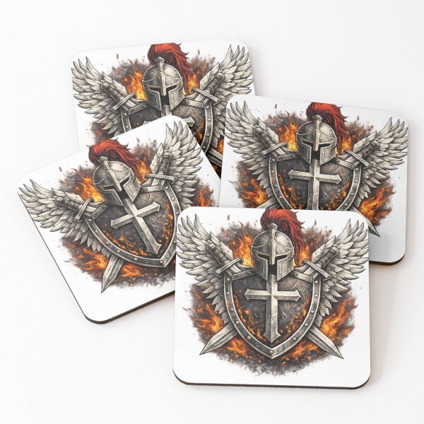 Item preview, Armor of God Christian Warrior Design | Ephesians 6 Faith Graphic designed and sold by Stilll Waters Studio.