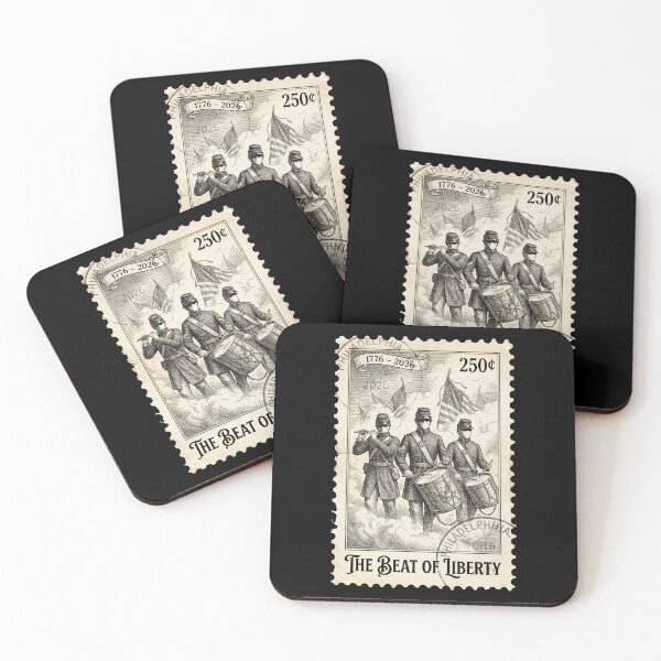 Item preview, The Beat of Liberty | USA 250 Drum & Fife Corps Stamp designed and sold by G350.