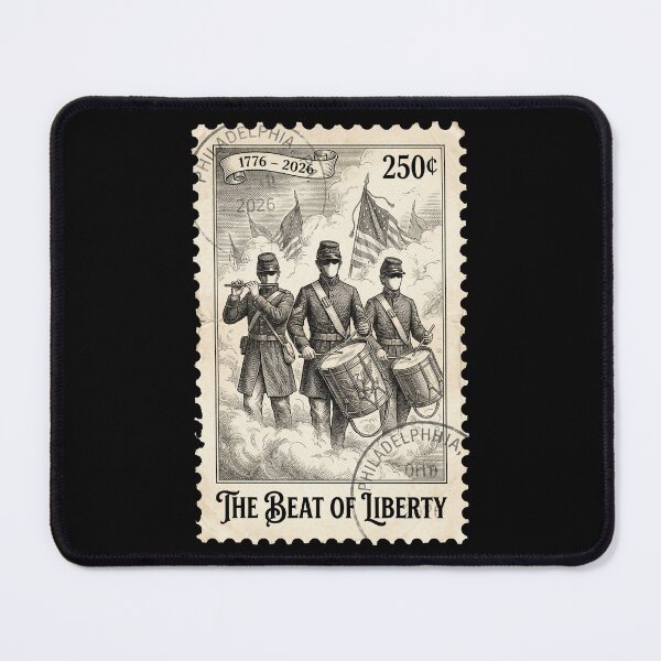 Item preview, The Beat of Liberty | USA 250 Drum & Fife Corps Stamp designed and sold by G350.