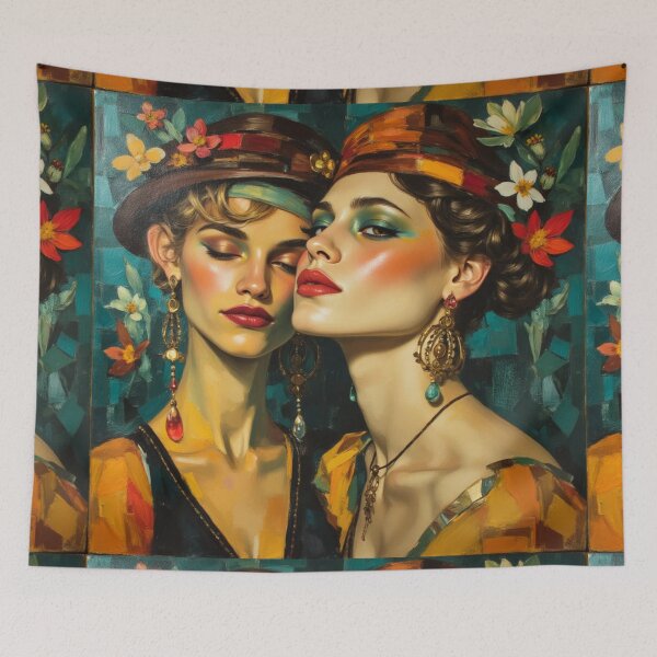 Item preview, Picasso-Inspired Nightlife Portrait designed and sold by Beyond The Canvas.