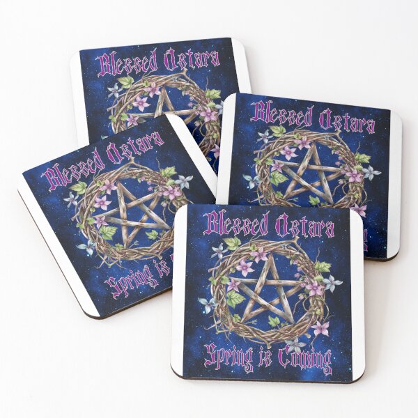 Item preview, Blessed Ostara Pentagram — Spring Awakening and Renewal designed and sold by MysticOzzy.
