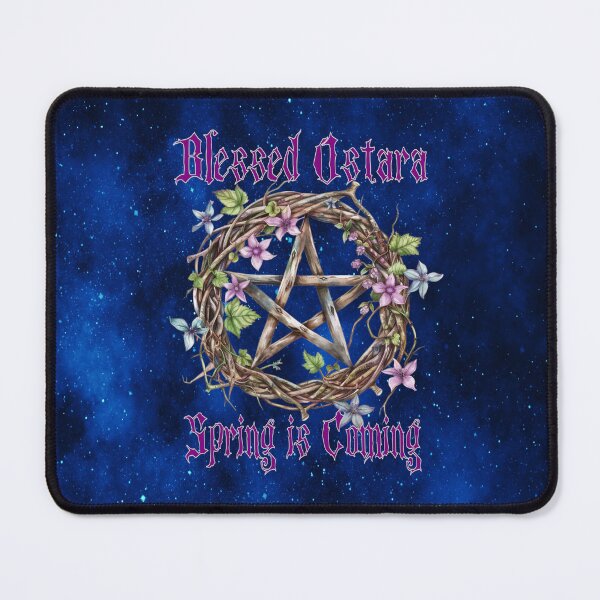 Item preview, Blessed Ostara Pentagram — Spring Awakening and Renewal designed and sold by MysticOzzy.