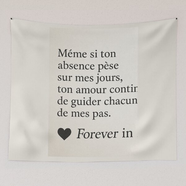 Aperçu de l'œuvre Hommage Éternel – Forever in My Heart créée et vendue par Lyvion design.