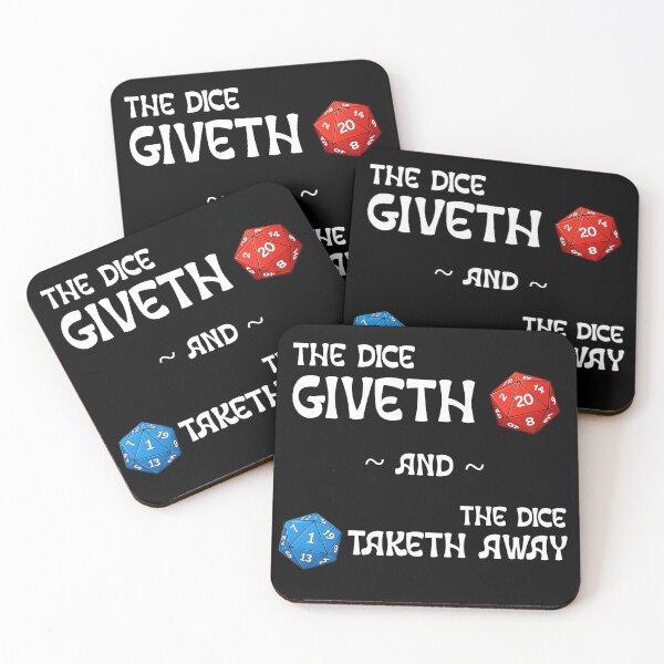 Item preview, The Dice Giveth And The Dice Taketh Away designed and sold by Sword In The Sand.
