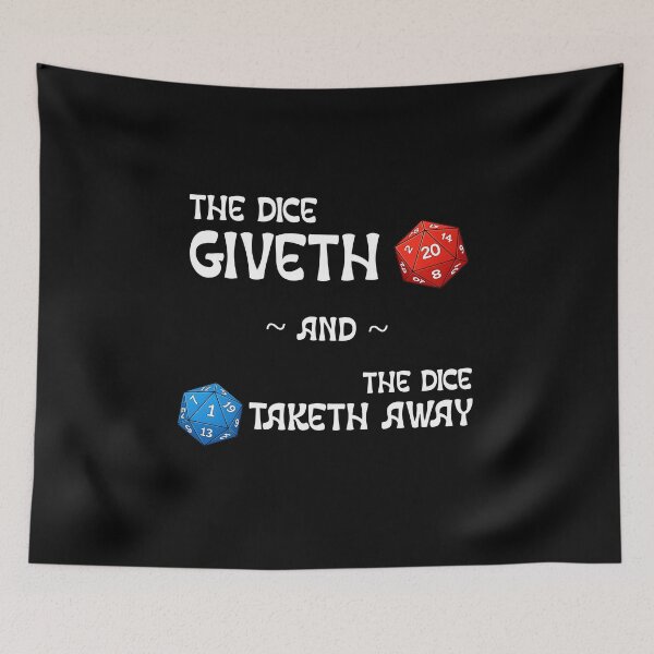 Item preview, The Dice Giveth And The Dice Taketh Away designed and sold by Sword In The Sand.