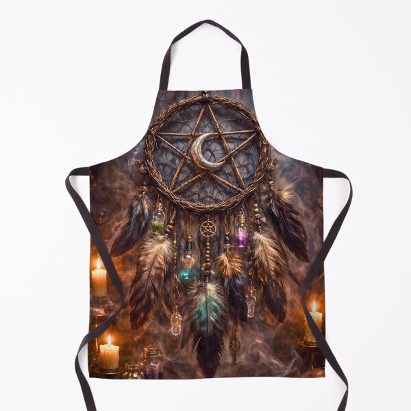 Item preview, Pentacle Dreamcatcher – Sacred Witch Decor designed and sold by DarkMoonSiren.