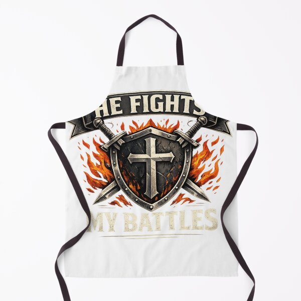 Item preview, He Fights My Battles Christian Design | Exodus 14:14 Faith Graphic designed and sold by Stilll Waters Studio.