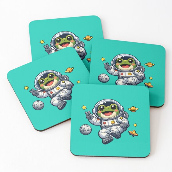 Item preview, Astronaut frog in space designed and sold by FroggyOnly.