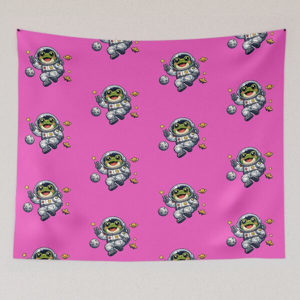 Item preview, Astronaut frog in space designed and sold by FroggyOnly.
