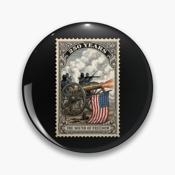 Item preview, The Sound of Freedom | USA 250 Artillery Stamp designed and sold by G350.