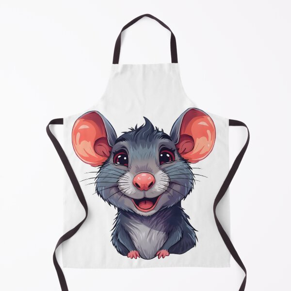 Item preview, Lovely Blue Rat Cute Art Sticker designed and sold by Teewave-Ashish.