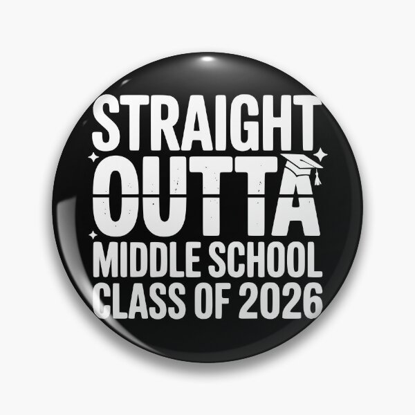 Item preview, Straight Outta Middle School Graduation designed and sold by Charaff.