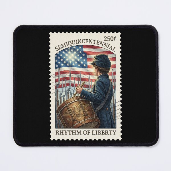 Item preview, Rhythm of Liberty | USA 250 Drummer Boy Stamp designed and sold by G350.