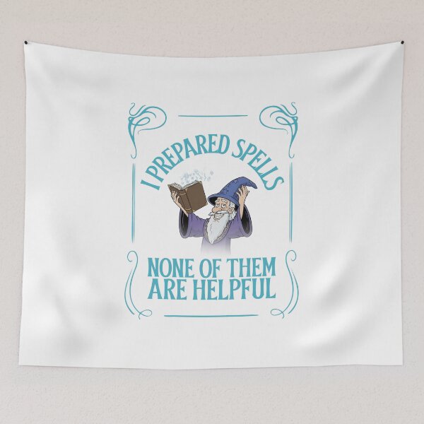 Item preview, I Prepared Spells None Of Them Are Helpful designed and sold by Sword In The Sand.